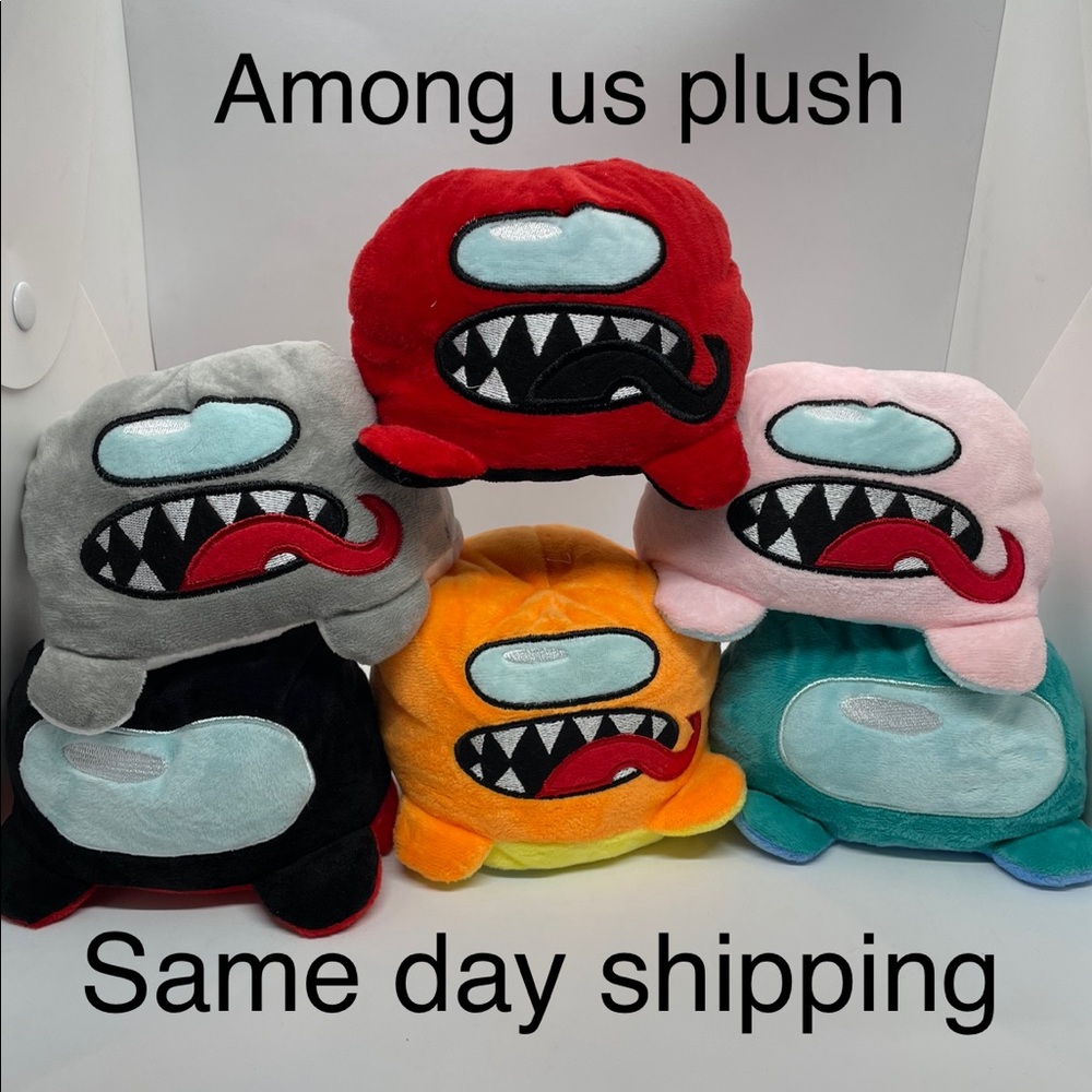 Among us reversible plush squeeze toy